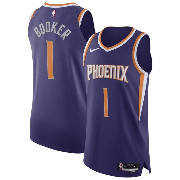 Devin Booker Phoenix Suns Nike Authentic Jersey - Association Edition - Purple - Picture 7 of 7
